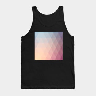 Colorful Retro Triangle Pattern Tank Top